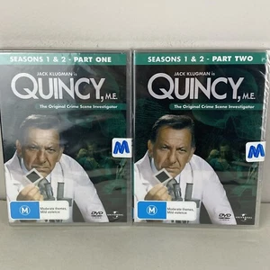 Quincy, M. E.: Temporada 1 y 2, Parte 1 y 2 (DVD, 12 Discos) Región 2,4,5 Totalmente Nuevo - Imagen 1 de 3
