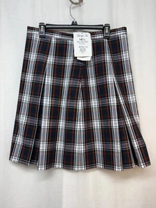 Becky Thatcher Plaid Pleated Skirt 3951GH Color 49 Sz- 16 1/2 Model 34 Uniform - Picture 1 of 7