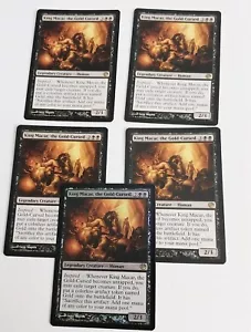 5x Magic the Gathering King Macar, der Goldverfluchte, 1 Folie - Bild 1 von 1