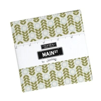 Charm Pack "Main Street" modern  Patchwork Stoff Moda, 42 Scraps à 12,7cm - Bild 1 von 3