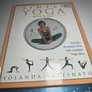 Book /DVD "Simply Yoga." Yolanda Pettinato. 64 pgs. 30min. DVD  Very Nice. - Picture 1 of 4