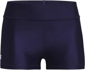 NEW Under Armour UA Women's HeatGear Mid-Rise Shorty - (410)Midnight Navy/White - Picture 1 of 3