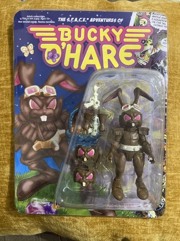 Holiday Bucky O’Hare Chocolate Easter Bunny Boss Fight Studio Action Figure RARE Cover