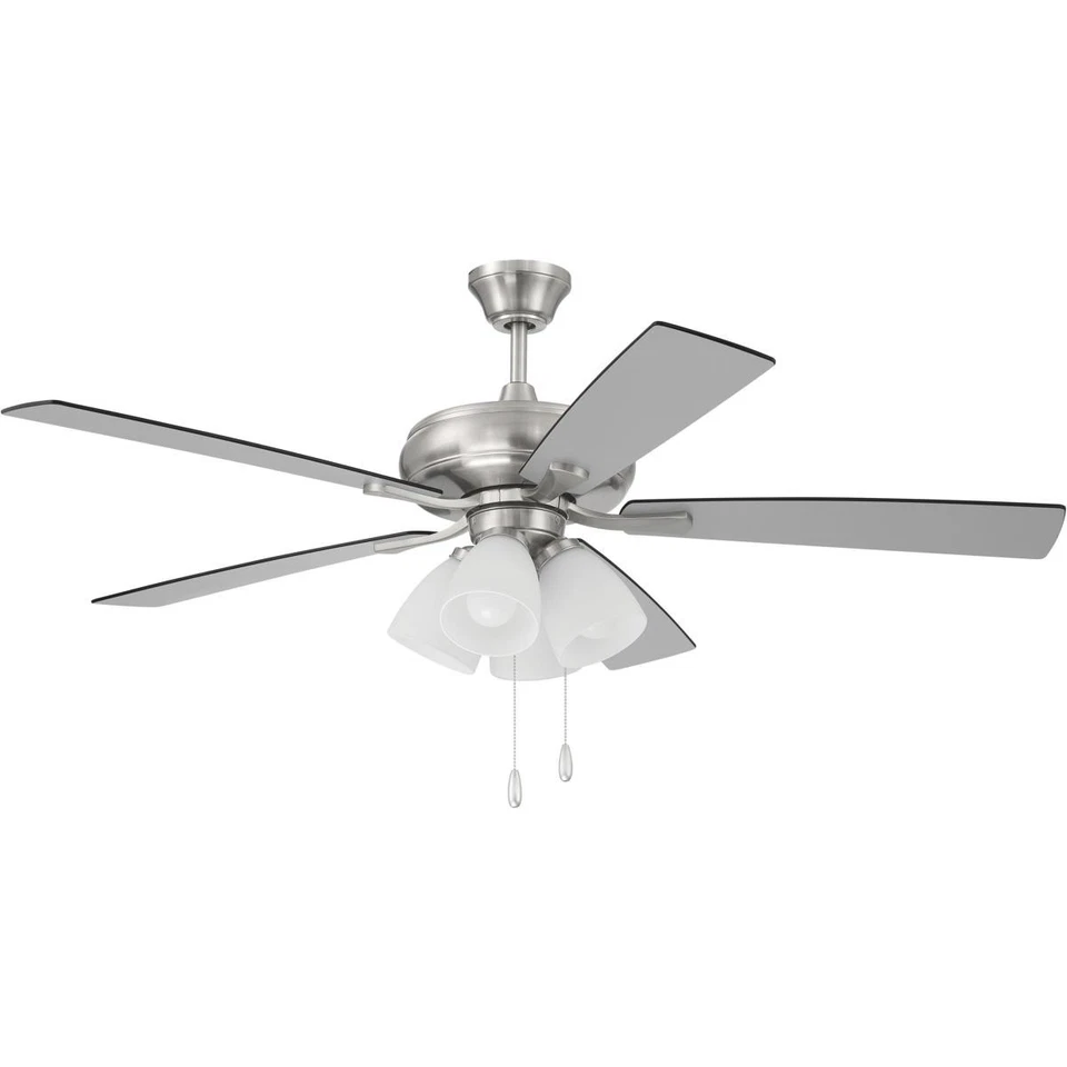 Craftmade ECF114BNK5-BNGW Eos Indoor Ceiling Fan Brushed Polished Nickel - Image 1 of 1