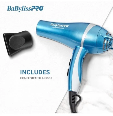 BabylissPRO Nano Titanium Professional BNT9100  High-Speed Dual Ionic Dryer - Image 1 of 4