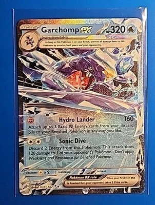 Garchomp ex 038/182 Sv04: Paradox Rift Holo Pokémon TCG NM  - Image 1 of 2