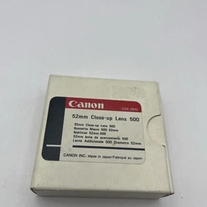 Canon 52mm Close-up Lens 500 CZ6 2810 Brand New Old Stock - Picture 1 of 3