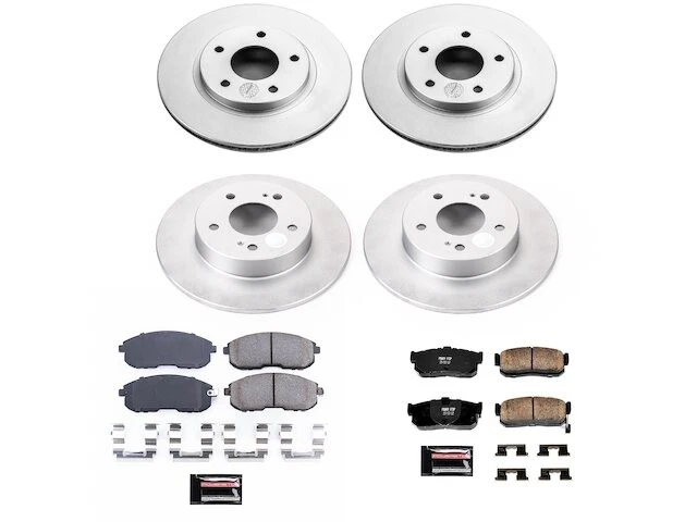 Front and Rear Brake Pad and Rotor Kit For 2000-2001 Infiniti I30 MK786YG — 第 1/1 张图片