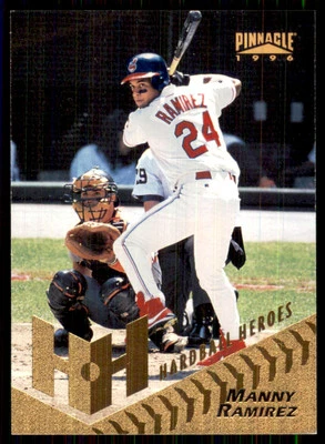 1996 Pinnacle #278 Manny Ramirez Cleveland Indians - Image 1 of 2