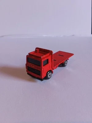  Matchbox Superfast 1981   Volvo Flatbed  Container Truck Red Diecast - Image 1 of 4
