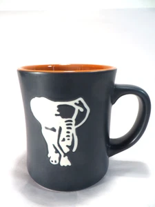 Tazza caffè Starbucks 2011 elefante in rilievo nero arancione interno 16 floz - Foto 1 di 6