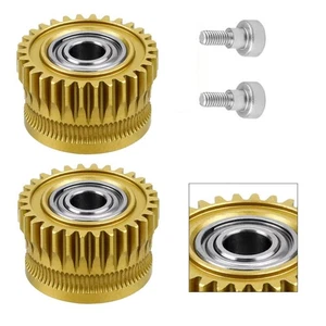 Hardened Steel Dual Gear Kit for 3D Printers Designed for Easy Installation - Afbeelding 1 van 7