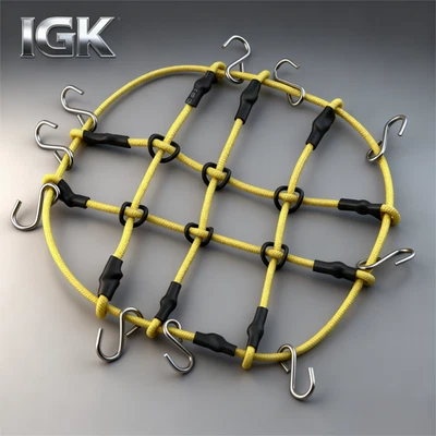 Roof Rack Elastic Luggage Cargo Net for 1:24 Axial SCX24 90081 AXI00002 AXI00001 - Image 1 of 4