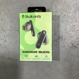 Auriculares internos inalámbricos Skullcandy Smokin' Buds - negros verdaderos nuevos en caja - Imagen 1 de 5