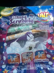 Crayola Scribble Scrubbie Pet, UniCreature Mythical Animal Olive Uni-Lamm - Bild 1 von 4