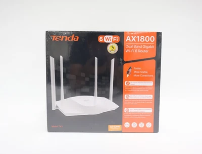 Tenda RX3 AX1800 WiFi 6 Dual Band Gigabit Wireless Smart Wi-Fi Router - Image 1 of 4