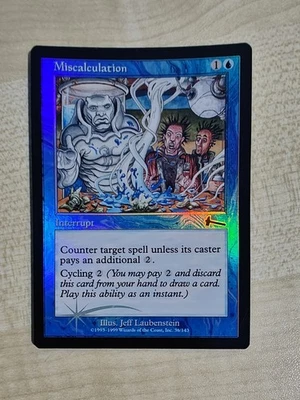 MTG Miscalculation Urza Legacy Foil NM- - Image 1 of 2