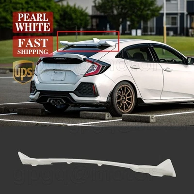 Alerón de techo trasero blanco perla para Civic FK4 FK7 5 PUERTAS hatchback 17-2021 Foto 1 de 4