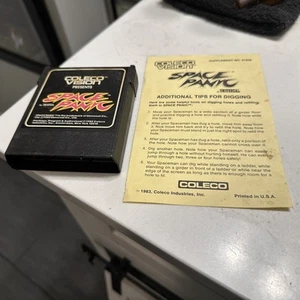 SPACE PANIC - Authentic 1982 ColecoVision Video Game Cartridge TESTED & WORKING! - Afbeelding 1 van 6