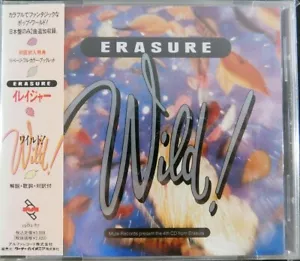 Erasure -Wild!/1989 the 4th Studio Album Japan First Edition CD,Bonus Tracks,OBI - Picture 1 of 5