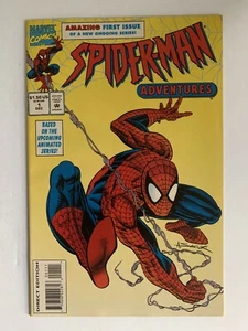 SPIDER-MAN ADVENTURES #1 8.0 VF 1994 YELLOW NON FOIL VARIANT MARVEL COMICS - Picture 1 of 11