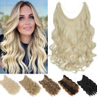 Invisible Headband One Piece Ring Hidden Line Wire in Hair Extensions Long Wavy
