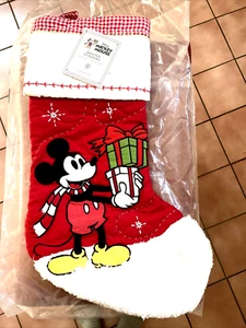 Pottery Barn Holiday MICKEY MOUSE Christmas stocking gift tree minnie Disney z - Picture 1 of 15
