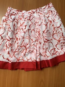 Escada Rock weiß mit roten Blumen 14 Jahre ca. 158 - Bild 1 von 12