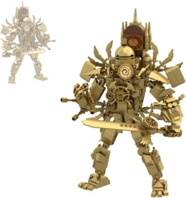 MARKENLOS Titan Skibidi Man Building Blocks Skibidi Toilet Bausteine Spielzeug Kinder Toys