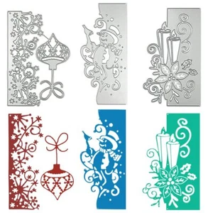 Lot de 3 matrices de découpe en métal pour la fabrication de cartes scrapbook... - Afbeelding 1 van 8