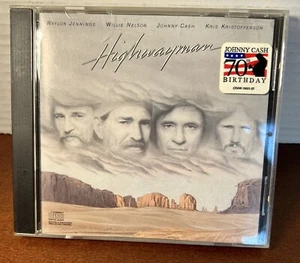 Highwayman Self Titled US CD Nelson Jennings Cash Kristofferson Supergroup  - Picture 1 of 7