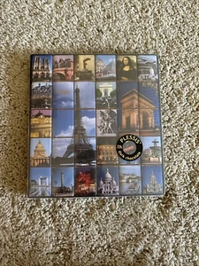 2019 PLESSIS Dark Chocolate Monuments of PARIS Souvenir Gift Candy Collage NIB - Picture 1 of 3