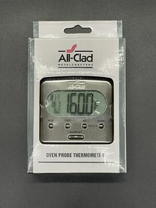 ALL-CLAD STAINLESS OVEN PROBE THERMOMETER T223 LCD DISPLAY BRAND NEW - Picture 1 of 2