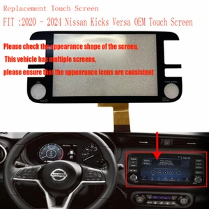 Replacement Display 2020-24 Nissan Kicks Versa OEM Touch Screen Multi Media - Picture 1 of 7