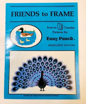 Vintage Easy Punch Friends to Frame Iron-On Patterns Punch Patterns Birds Deer - Image 1 of 4