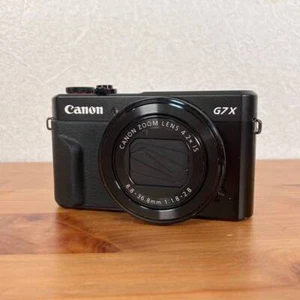 Canon PowerShot G7 X Mark II Black Compact Digital Camera English Language Used - Picture 1 of 4