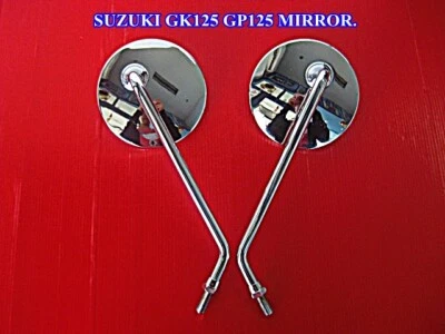 Fit SUZUKI GK125 GP125 CLASSIC CHROME  MIRROR SET L/R  #BI223# Foto 1 de 4