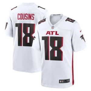 Atlanta Falcons Kirk Cousins #18 Nike Men's White Official NFL Game Jersey - Picture 1 of 3
