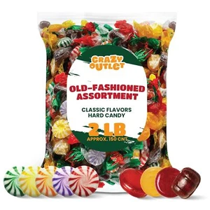 Hostess Old-Fashioned Hard Candy Assortment - 2 Pound Bulk Pack (About 150 Count - Picture 1 of 6
