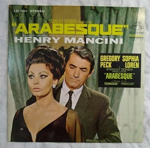 CRANIUM'S soundtrack Henry Mancini ARABESQUE orig stereo Lp inner Sophia Loren - Imagen 1 de 7