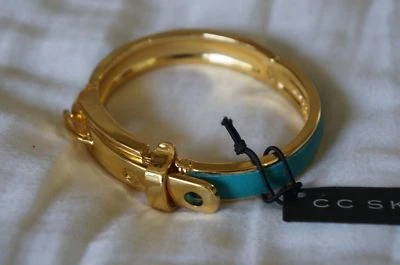 NOVO Designer CC SKYE Single Python Fivela Pulseira Articulada Turquesa - Imagem 1 de 4