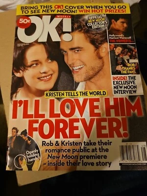 OK! WEEKLY MAGAZINE ~ November 30, 2009 ROBERT PATTINSON & KRISTEN STEWART E-5-2 - Image 1 of 4