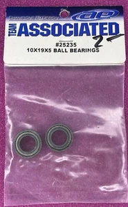 Team Associated 10x19x5mm Bearing (2) ASC25235 25235 RC Ball Bearings AE - Picture 1 of 2