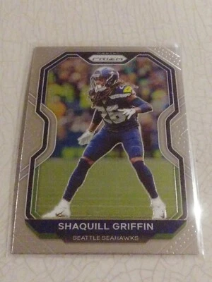2020 SHAQUILL GRIFFIN PANINI PRIZM #298 CARD SEATTLE SEAHAWKS PWE - Image 1 of 2