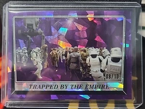 2023 Topps Zafiro El Retorno del Jedi Atrapado por el Imperio #191 Púrpura #/10 - Imagen 1 de 2