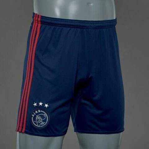 MENS ADIDAS FC AJAX AMSTERDAM 2017/2018 SHORTS PANTALONES FOOTBALL SOCCER SIZE L Cover