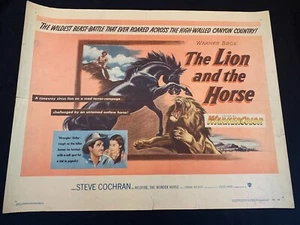 THE LION AND THE HORSE original 22X28 U.S HALF SHEET - Picture 1 of 1