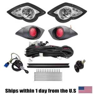 12V Golf Cart LED Headlights and Tail Lights Kit Set for Yamaha Drive G29 2007+ - Picture 1 of 15