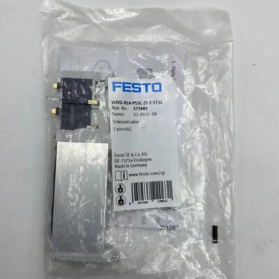 one NEW FESTO Solenoid valve VUVG-B14-P53C-ZT-F-1T1L 573485 Free shipping - Image 1 of 4