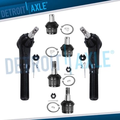 RWD Front Upper Lower Ball Joints Tie Rods for 1999-2007 F-250 F-350 Super Duty - Image 1 of 4